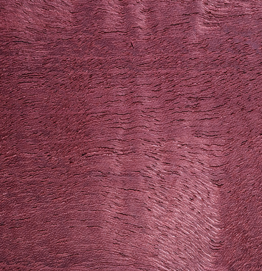 Wood grain swatch sample of Purpleheart wood showing deep purple color.